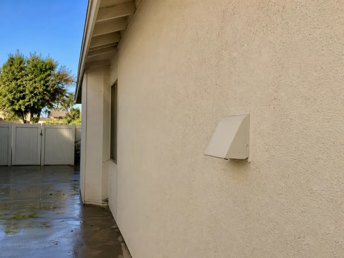 Clear dryer vent hood back in service — completed job in Manhattan Beach, CA